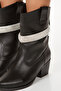 Western Women's Stoned Short Cowboy Boots (Stone Removable) - 4