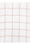Regular Fit Shirt Collar Checked White Women's Long Sleeve Shirt - 6