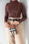Beige - Tan Sp1011 Women's Wallet Phone Bag with Strap - 7