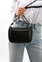 Genuine Leather Small Size Crossbody Black Women's Bag