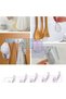Microfiber Cleaning Cloth 40X60Cm + Transparent Wall Hanger - Pack of 6 - 5