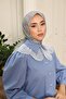 وشاح قطني ناعم بنمط البوصلة - 3