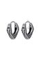 Antique Design Geometric Striped Drop Model Stainless & Tarnish-Resistant 316L Steel Unisex Earrings - 4