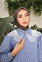 وشاح قطني ناعم بنمط البوصلة - 2