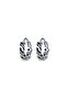 316L Stainless and Non Tarnish Hoop Thin Model Gothic Earrings