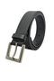 3-Pack Square Silver Buckle Thin Belt, Trouser Belt, Shirt Belt, Jacket Belt and Card Holder Wallet - 2