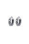 Chain Design Biker Hoop Anti-Tarnish & Rust-Proof 316L Steel Gothic Earrings