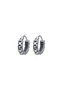 Chain Design Biker Hoop Anti-Tarnish & Rust-Proof 316L Steel Gothic Earrings - 4