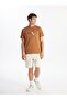 Lcw Casual Cinnamon Crew Neck Short Sleeve Printed Combed Cotton Men's T-Shirt (S4) - 2