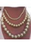 Choker Vintage Big Bead Pearl Necklace 1 Piece - 4