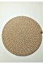 6 Pieces of American Service and Runner, Rope Plate Set, Plate Mat, Dowry Set, Plate Pot Mat - 6