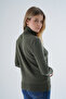 Khaki 100% Organic Cotton Turtleneck Sweater - 6