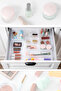 5-Piece Multi-Purpose Drawer Organizer - Cosmetic Jewelry Makeup Organizer, Transparent Cabinet Organizer - 4
