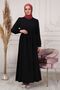 Waist Rope Detailed Hijab Dress - 3