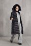 Puffer Jacket with Hooded Feathers Black - 2