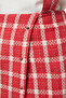 Red Plaid / Checkered Mini Woven Dress Twoaw22El0460 - 4