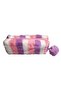 Plush Pencil Case with Rainbow Pompom Single Eye 7697-2