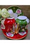 Saray Porcelain Hand Painting Set of 2 Coffee Cups - 4