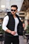 New Season Water and Wind Proof Detachable Hooded Men's Puffer Vest - 4