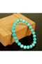 Natural Stone Bracelet Turquoise (Turquoise) Unisex Luck - Good Fortune - Energy - Peace - Calmness - Chakra - Evil Eye - 4
