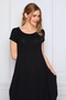Baby Arm Pocketed Baggy Dress - 5