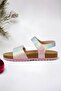 Color Transitional Girls' Sandals - 2