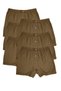 Men's Cotton Classic Cuffed Colored Boxers 6 Pcs - 620 - 3