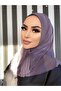 Women's Hijab Combed Cotton Snap-On Ready Bone Shawl Model Scarf Shawl - 2