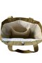 Khaki Green Water Repellent Dak Fabric Tote Bag with Snap Fastener Bellows Pockets | - 8
