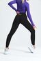 Black Buttock Gathered And Extra Push Up Seamless High Waist Hip Shaping Leggings - 3