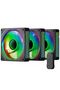 مجموعة مراوح Glacia 120 Infinity ARGB مكونة من 3 قطع + مجموعة محور