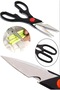 Scissor with Gift! Cast Stainless Iron Lemon Squeezer -Orange Citrus Boring and Garlic Masher - 5