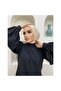 وشاح سناب أسود متطابق لحوض السباحة وشال جاهز للبحر