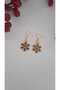 Red Green Christmas Earring with Bright Stone Detail - Gift and Gift - 4