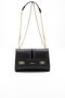 Black - Black Plain Women's Crossbody Bag Sp1139 - 6
