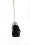Black - Black Plain Women's Crossbody Bag Sp1139 - 4