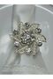 6-piece brooch, silver napkin ring.