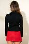 Turtleneck Knitwear Sweater - BLACK - 4
