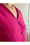 Women's Fuchsia Pink Short Vest - 5