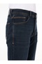 045 David Regular Fit Straight Leg Mid Waist Jean Denim Men's Trousers - 5