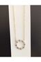 women's vip steel with zirconia Tiffanıy xoxo gold necklace - 3