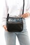 Genuine Leather Small Size Crossbody Black Women's Bag - 4