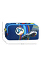 Licensed Black-Blue Astronaut Patterned 2-Pocket Pencil Case