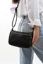Genuine Leather Small Size Crossbody Black Women's Bag - 5