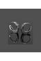 Antique Design Geometric Striped Drop Model Stainless & Tarnish-Resistant 316L Steel Unisex Earrings - 6