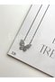 Women's Butterfly Zircon Stainless Necklace| Steel