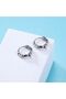 Cut-Out Design Small Size Hoop Drop Model Stainless & Tarnish-Resistant 316L Unisex Steel Earrings