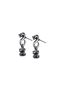 Dragon Design Zircon Stone Gothic Stainless & Tarnish-Resistant 316L Steel Earrings - 2