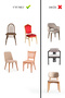 Stretch Fabric Chair Cover BALPETEK * 2 PIECES * - 3