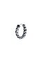Braided Design Gothic Ring-Loop Stainless & Tarnish-Resistant Biker 316L Steel Men's Earrings